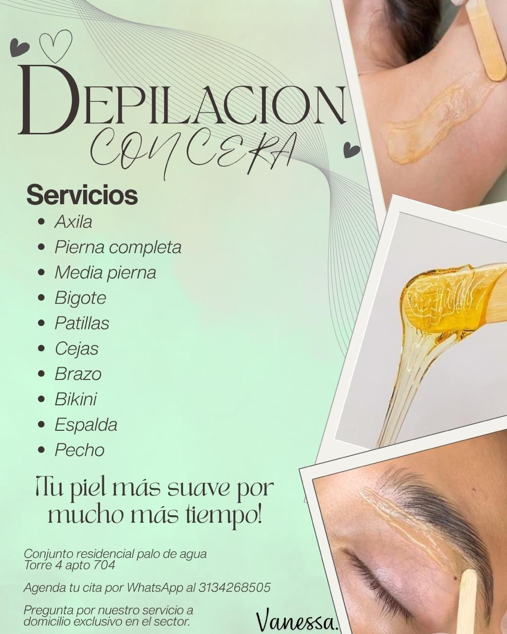 Depilación con cera