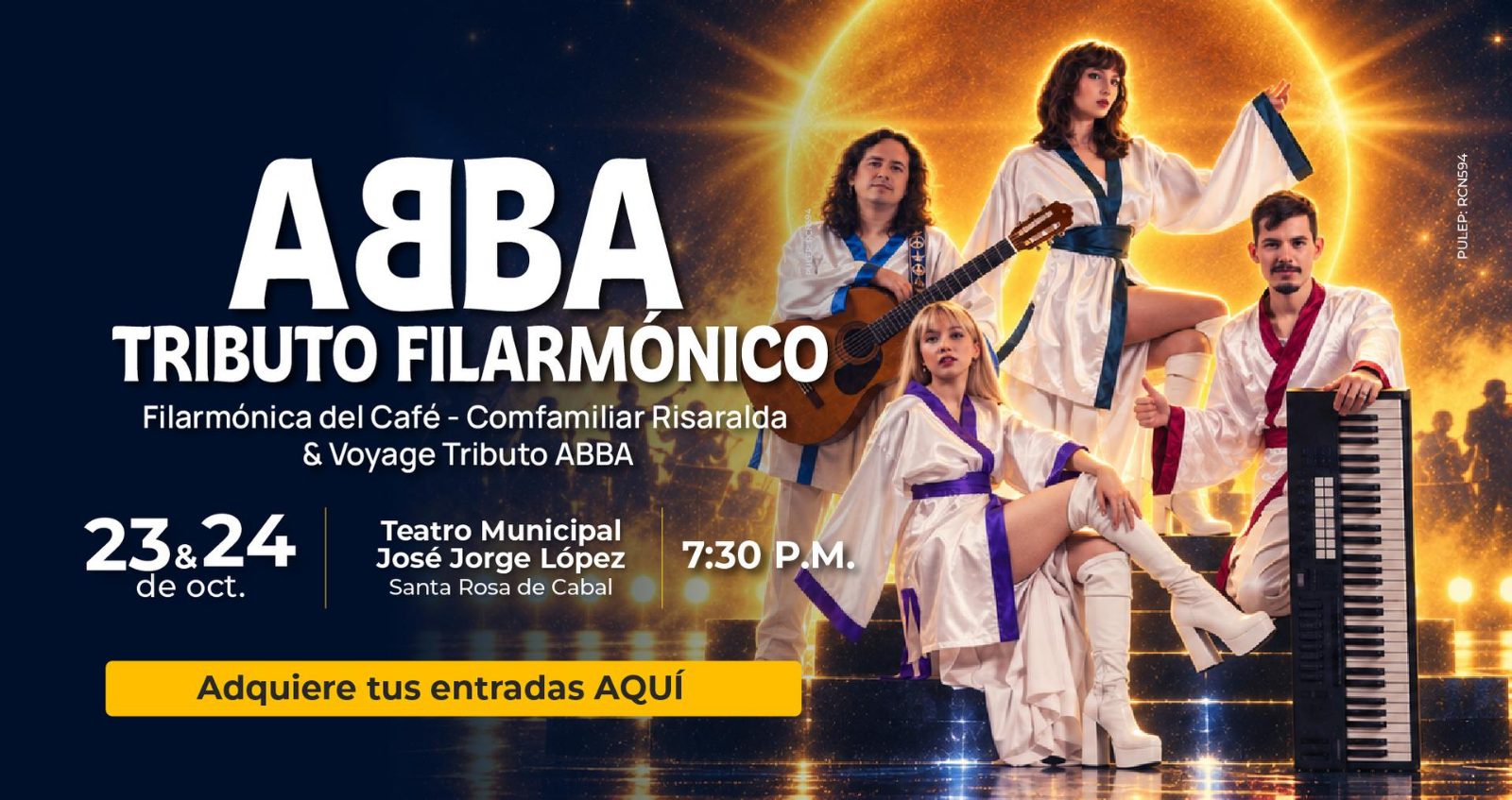 Concierto Abba tributo Filarmonico