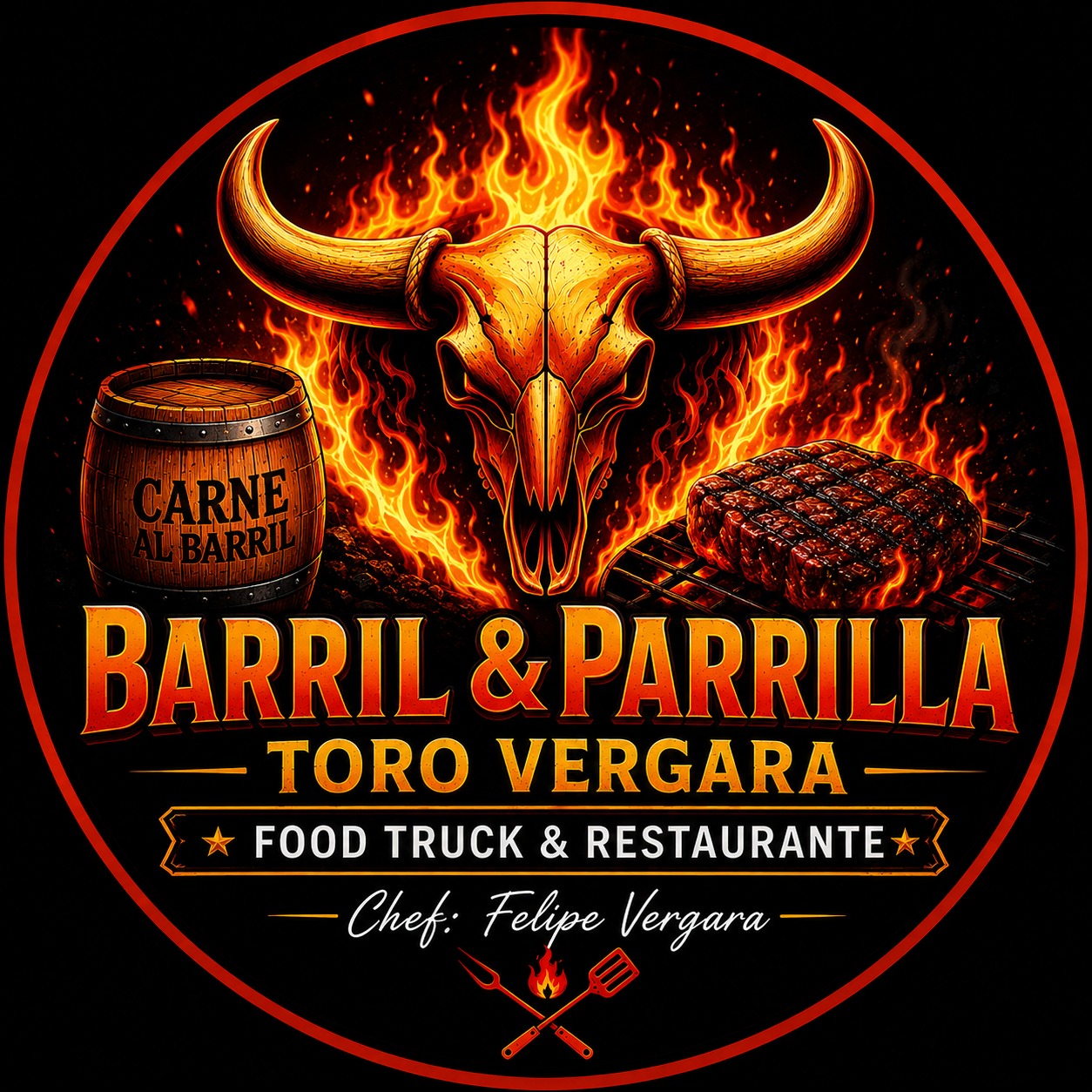 Barril & parrilla Toro Vergara