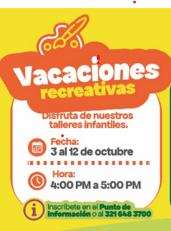 Vacaciones Recreativas- Talleres Infantiles